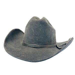 N.R. Hats Texana 5XXXXX Cowboy Hat Black Wool Felt Size 7 Western Rancher Rodeo